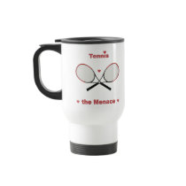 Tennis the Menace Hearts Mug