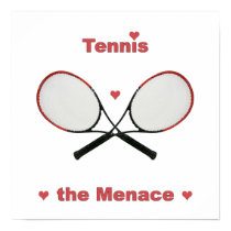 Tennis the Menace Hearts Posters
