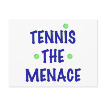 Tennis the Menace Postcard