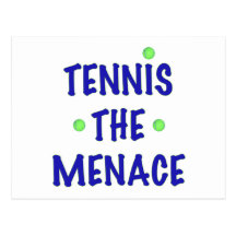 Tennis the Menace Postcard