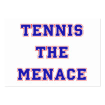 Tennis the Menace Team Business Card Templates