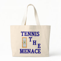 Tennis the Menace Window Tote Bag
