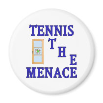 Tennis the Menace Window Fridge Magnets