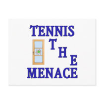 Tennis the Menace Window Post Cards