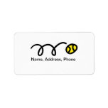 Tennis theme address labels / stickers
