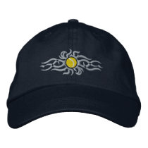 Tennis Tribal embroidered hats by ZazzleEmbroidery Tennis Tribal embroidered hats