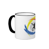 Tennis Tricolor Emblem (Male) Mug