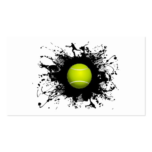Tennis Urban Style Business Card (front side)
