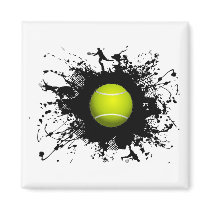Tennis Urban Style Refrigerator Magnets