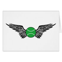 tennis wings cards by asyrum tennis wings cards