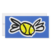 tennis-wings photo cards
