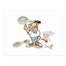 Tennis Winner Postcard