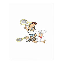 Tennis Winner Postcards