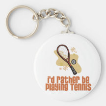 TennisChick bastante Llavero Personalizado