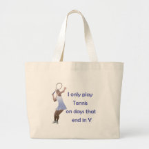 TennisChick Days Tote Bags