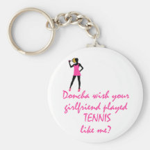 TennisChick Doncha Llavero Personalizado
