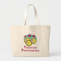 TennisChick Princess Tote Bags