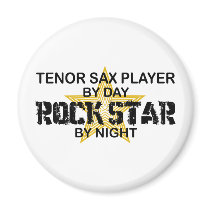 Tenor Sax Rock Star by Night Magnets