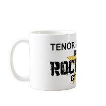 Tenor Sax Rock Star by Night Coffee Mugs
