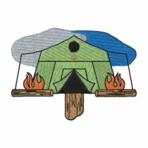 Tent Birdhouse embroidered shirts by ZazzleEmbroidery Tent Birdhouse embroidered shirts