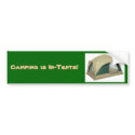 tent, Camping is In-Tents! - Customized bumper stickers by lmmcspadden tent, Camping is In-Tents! - Customized bumper stickers