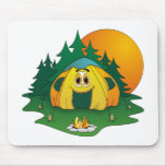 Tent Cartoon Mouse Pad