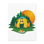 Tent Cartoon Postcards