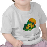 Tent Cartoon T Shirts