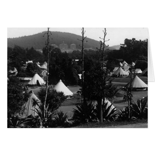 Tent City, 1906 - notecard