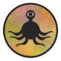 Tentacle Monster Hazard stickers