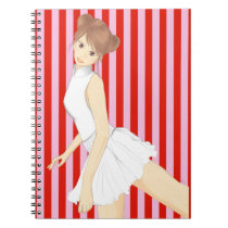 Tenten - Pink pattern Notebook notebooks