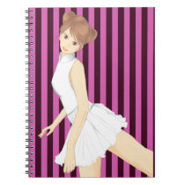 Tenten - purple pattern Notebook notebooks