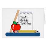 Tenth Grade Teacher (Notebook) Card