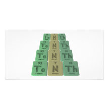 Tenth-Te-N-Th-Tellurium-Nitrogen-Thorium.png Photo Greeting Card