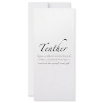 Tenther rack cards