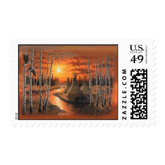 Native American Indian Postage Stamps | Zazzle