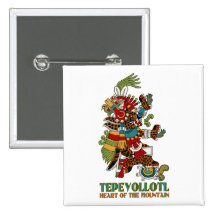 Tepeyollotl Pinback Button