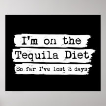 Tequila Diet Poster