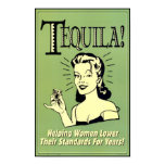 Tequila - Helping Women Lower Their Standards for Poster