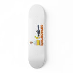Tequila Mockingbird. Custom Skate Board