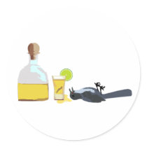 Tequila Mockingbird. Sticker