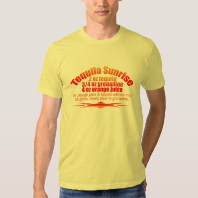 Tequila Sunrise shirt - choose style & color