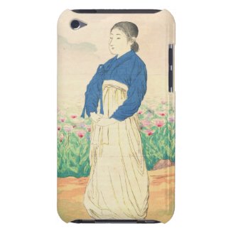 Terazaki Kogyo Manchuria Flowers japanese art iPod Case-Mate Cases
