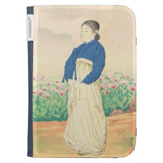 Terazaki Kogyo Manchuria Flowers japanese art Kindle Cover