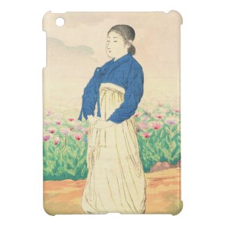 Terazaki Kogyo Manchuria Flowers japanese art Case For The iPad Mini