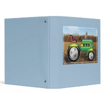 Teriffic Green Tractor in the Fields Binder