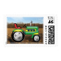Teriffic Tractor in the Field postage