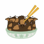 Teriyaki Moo Moo Dumplings Acrylic Cut Out