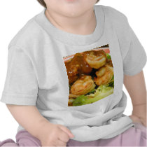 Teriyaki Shrimp Brocolli Sauces t-shirts