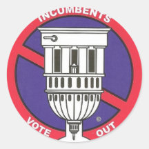 Term limit anti incumbent  sticker